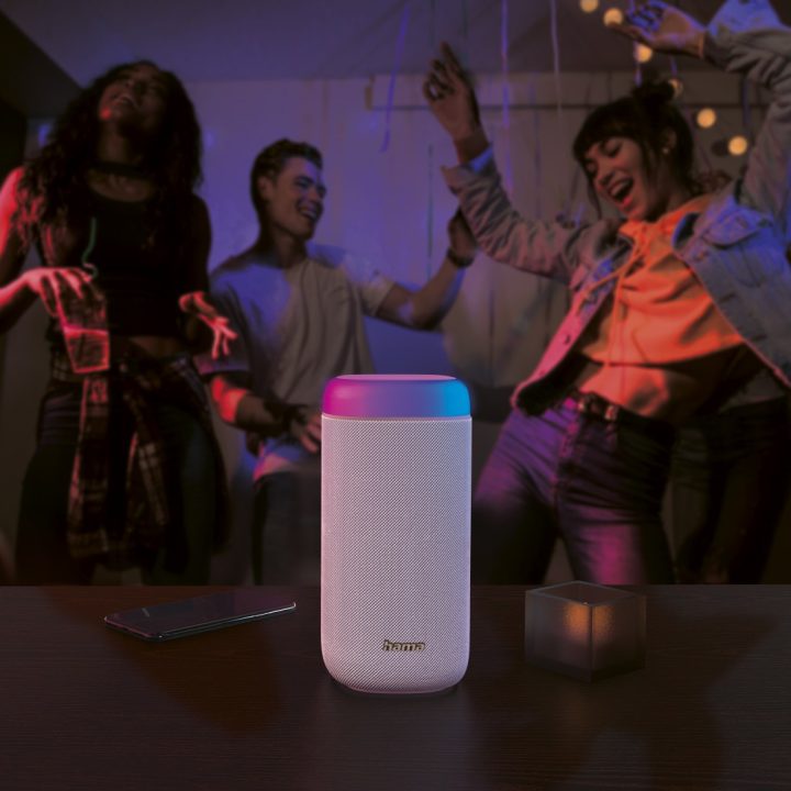 Hama Shine 2.0 Portable Stereo Speaker White 30 W