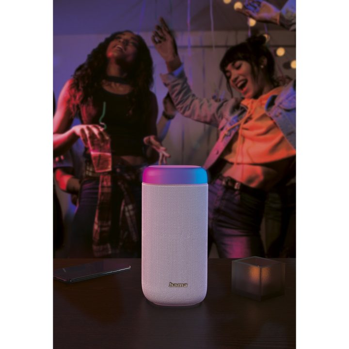 Hama Shine 2.0 Portable Stereo Speaker White 30 W
