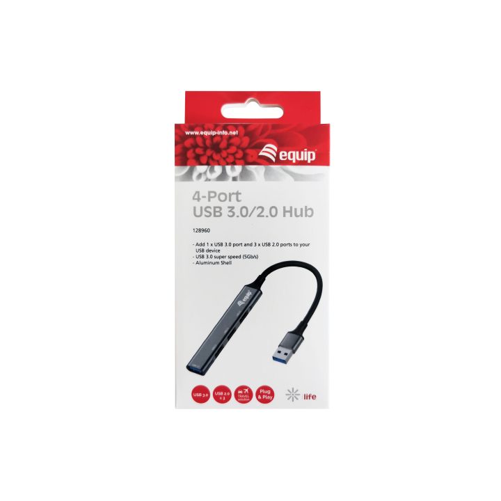 Equip 128960 USB 3.2 Gen 1 (3.1 Gen 1) Type-A Interface Hub 5000…