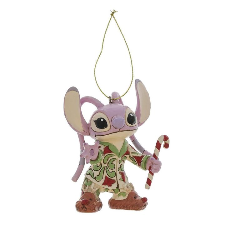 Enesco Disney Stitch-Angel Christmas Pajamas Christmas Tree Ornament…