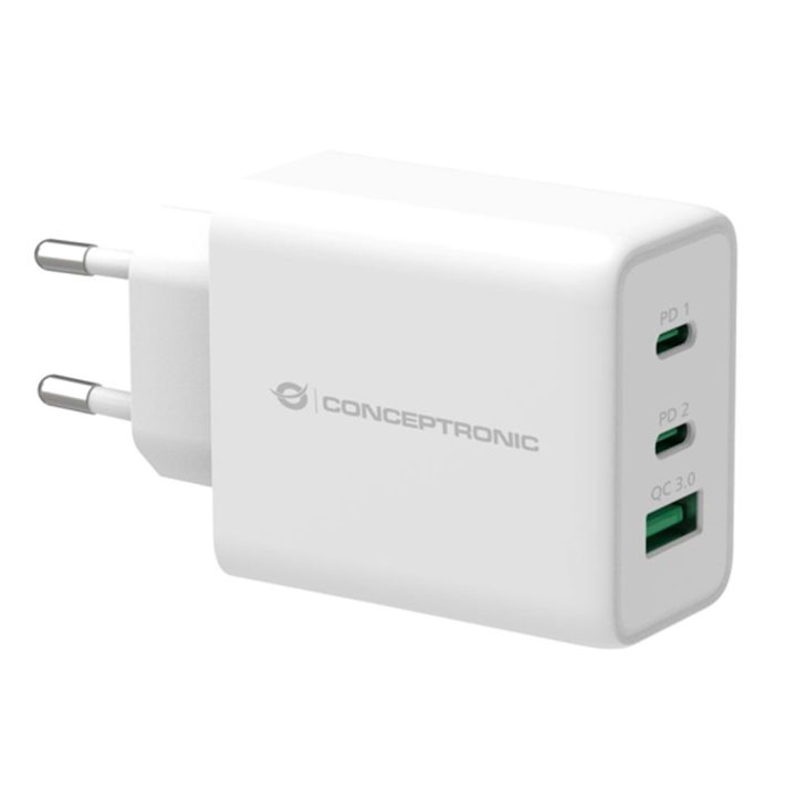 Conceptronic ALTHEA12W Universal Mobile Device Charger White AC Fast…