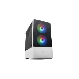 Mars Gaming MCZW, Premium Compact PC Case, MicroATX, Mesh Side+Front…