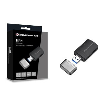 Conceptronic BIAN06B leitor de cartões USB 3.2 Gen 1 (3.1 Gen 1)…