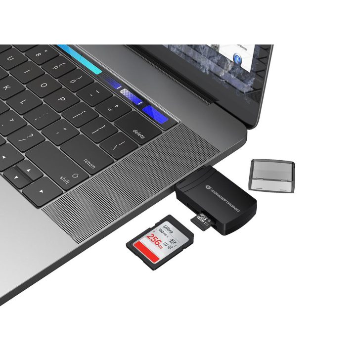 Conceptronic BIAN06B leitor de cartões USB 3.2 Gen 1 (3.1 Gen 1)…