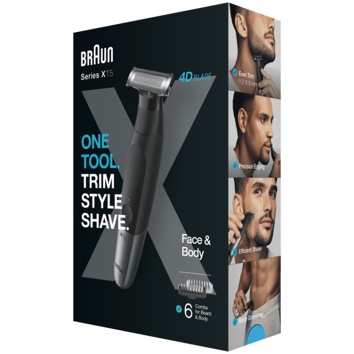 Braun Series X XT5200 Máquina de barbear de lâminas Aparador Preto…