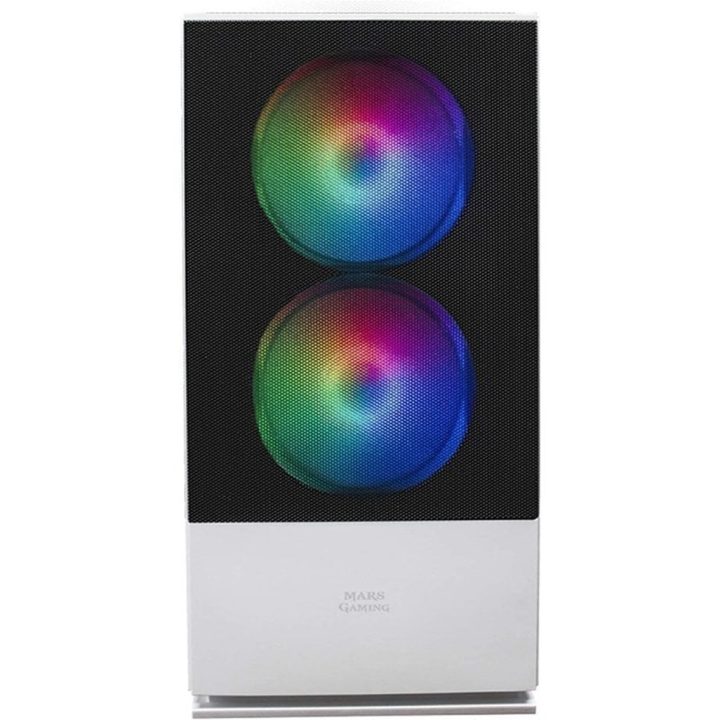 Mars Gaming MCZW, Premium Compact PC Case, MicroATX, Mesh Side+Front…