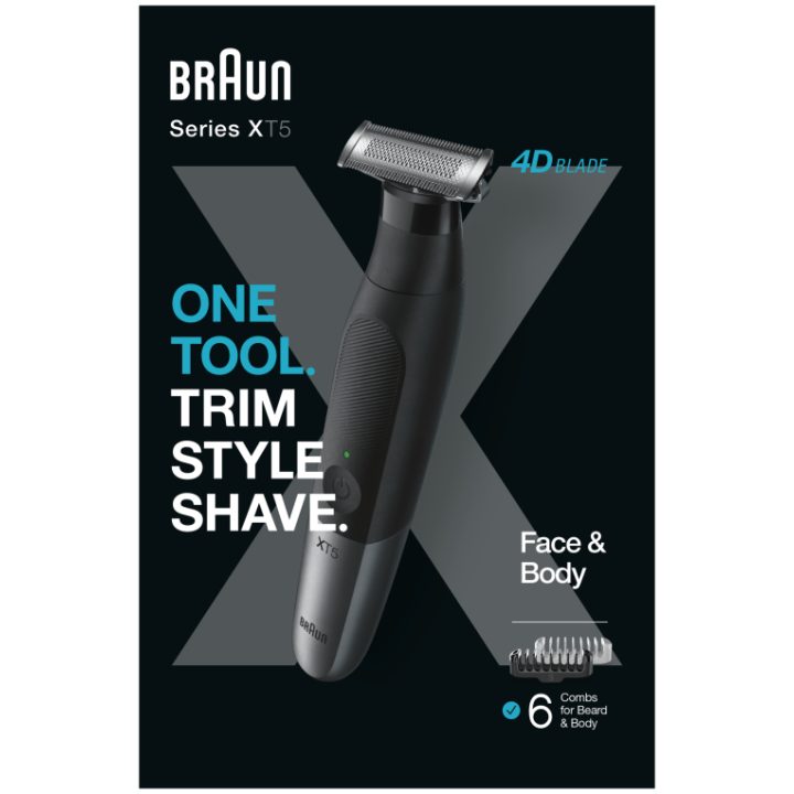 Braun Series X XT5200 Máquina de barbear de lâminas Aparador Preto…