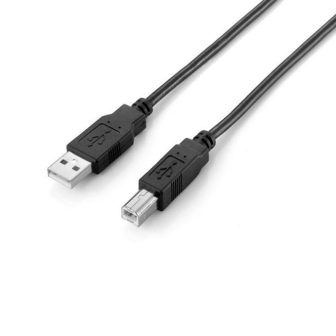 Equip 128864 Cabo USB 2.0 de tipo A a tipo B, 2,0 m, preto