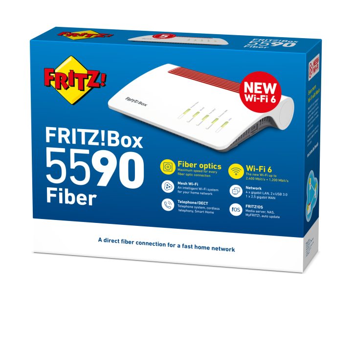 Box 5590 Fiber router sem fios Gigabit Ethernet XGS-PON de banda…