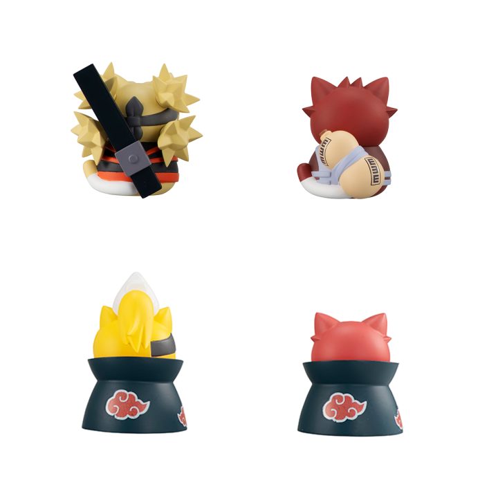 Set 8 figuras Megahouse Naruto Shippuden Nyaruto! Battle VS Akatsuki…