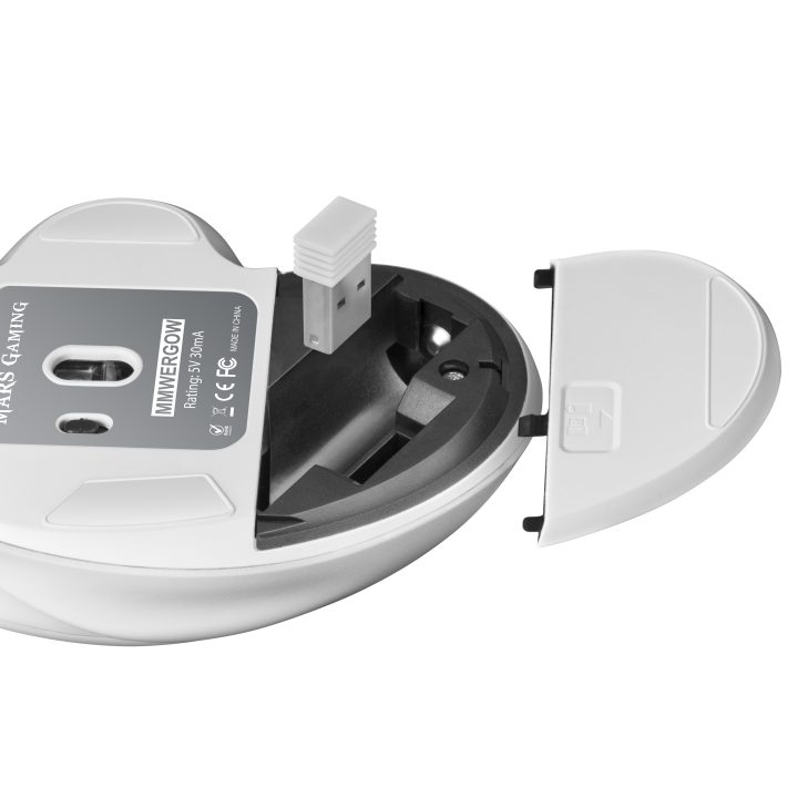 Mars Gaming MMWERGOW, White, One size