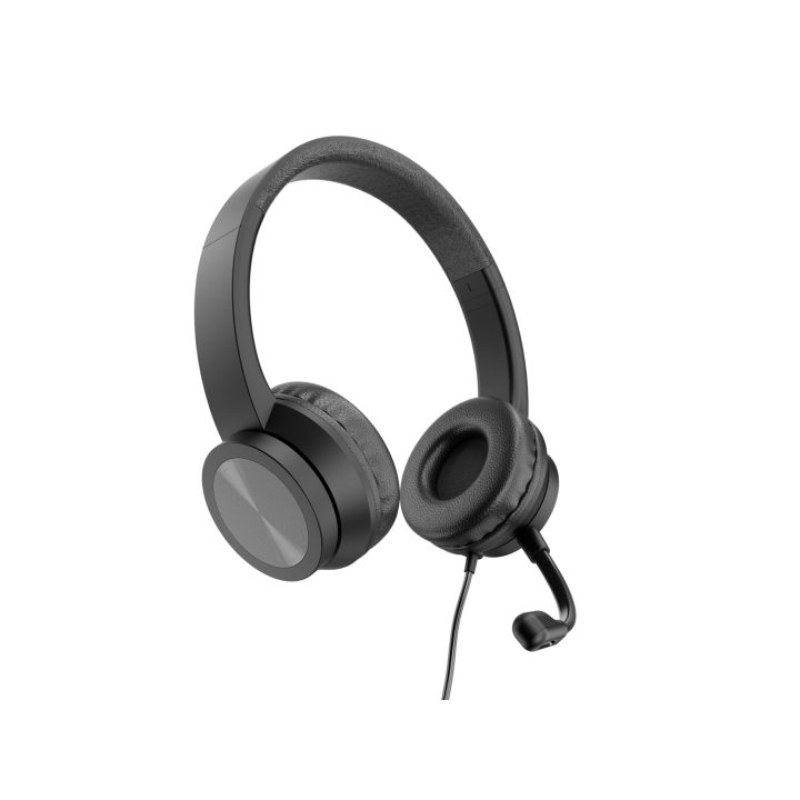 Conceptronic POLONA05B Headset Wired Over-Ear Headphones…