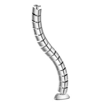 Equip 650862 organizador de cabos de secretária Passa-cabos Prata 1…