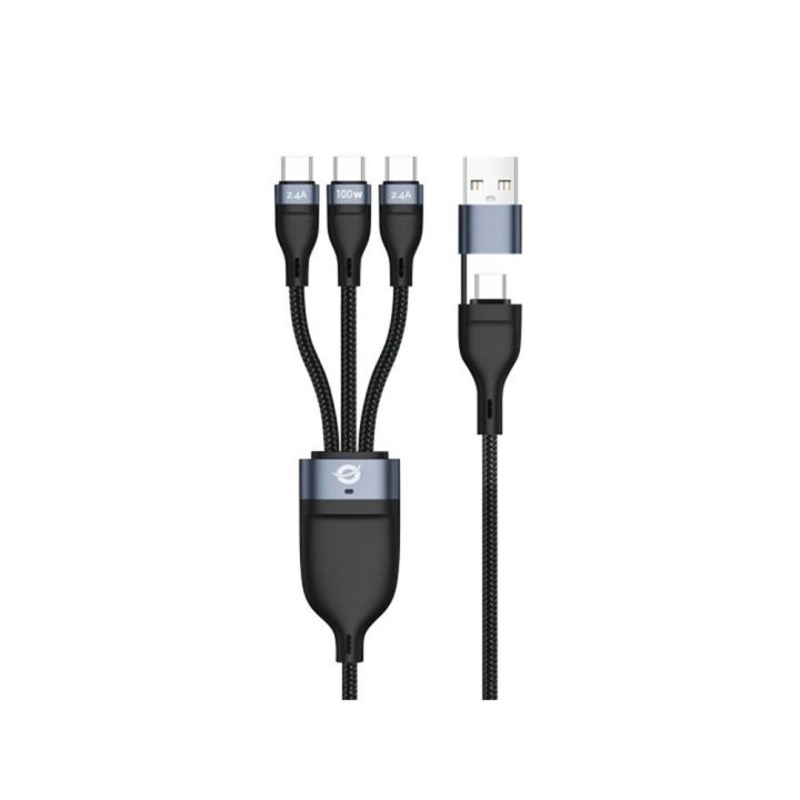 Conceptronic ETTA06B15C USB Cable USB 2.0 1.5 m USB A/USB C 3 x USB C…