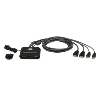 ATEN 2-Port USB FHD HDMI KVM Switch Cable Format
