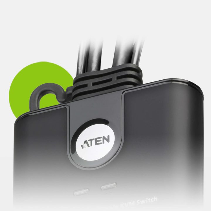 ATEN 2-Port USB FHD HDMI KVM Switch Cable Format