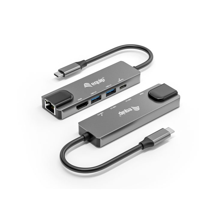 Equip 5-in-1 USB-C Multi-Function Adapter, HDMI, Gigabit LAN, USB 3.2…