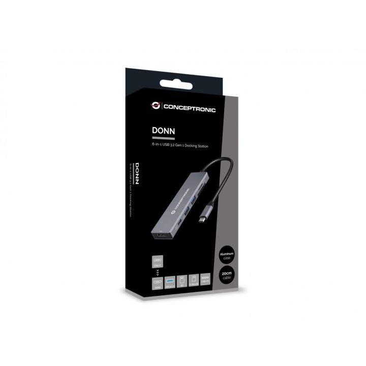 Conceptronic DONN23G Laptop Docking Station and Port Replicator Wired…