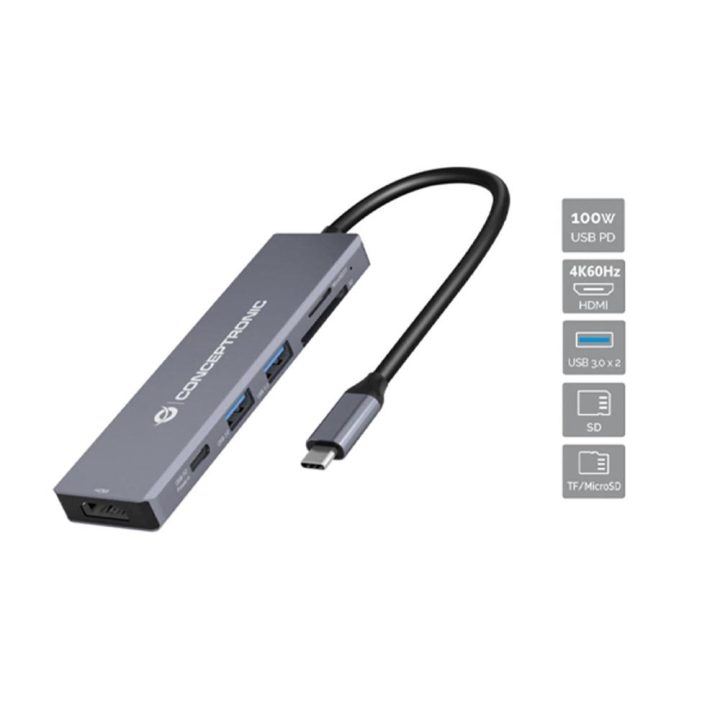 Conceptronic DONN23G Laptop Docking Station and Port Replicator Wired…