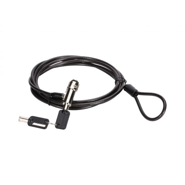 Conceptronic CUSTODIO02BN Anti-Theft Cable Black 1.8 m