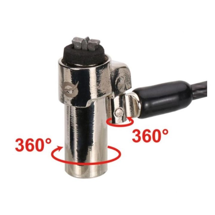 Conceptronic CUSTODIO02BN cable antirrobo Negro 1,8 m
