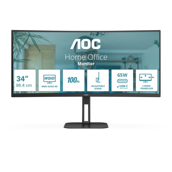 AOC V5 CU34V5C 34" UWQHD Curved VA