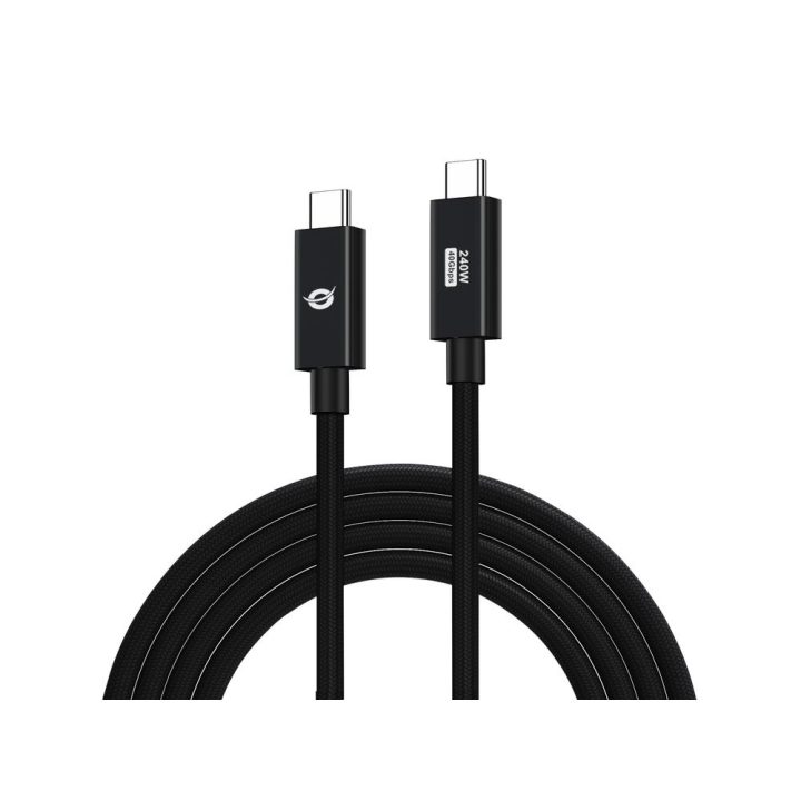 Conceptronic ETTA04B12 USB USB4 Gen 3x2 Cable 1.2 m USB C 40 Gbit/s…