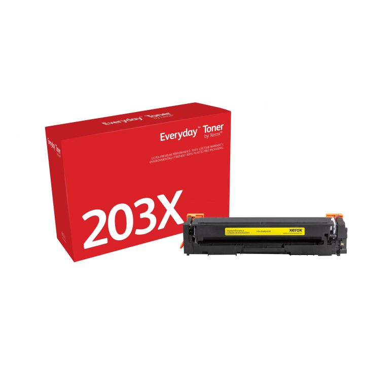 Xerox Everyday™ Yellow Toner Compatible with HP 203X (CF542X), High…