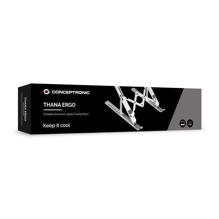 Conceptronic THANA04S soporte para ordenador portátil Plata 15,6"