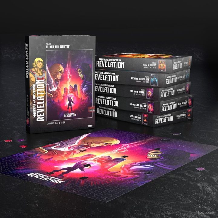 Puzzle Masters of the Universe Revelation He-Man & Skeletor 1000 peças