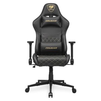 COUGAR CGR-AO2-GLB Silla para videojuegos universal Asiento acolchado…