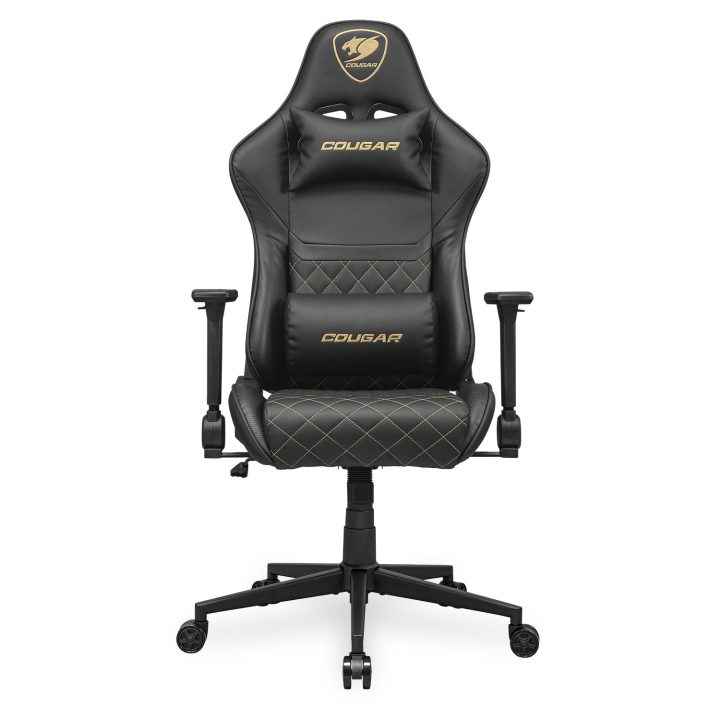 COUGAR CGR-AO2-GLB Universal Gaming Chair Padded Seat Black, Gold
