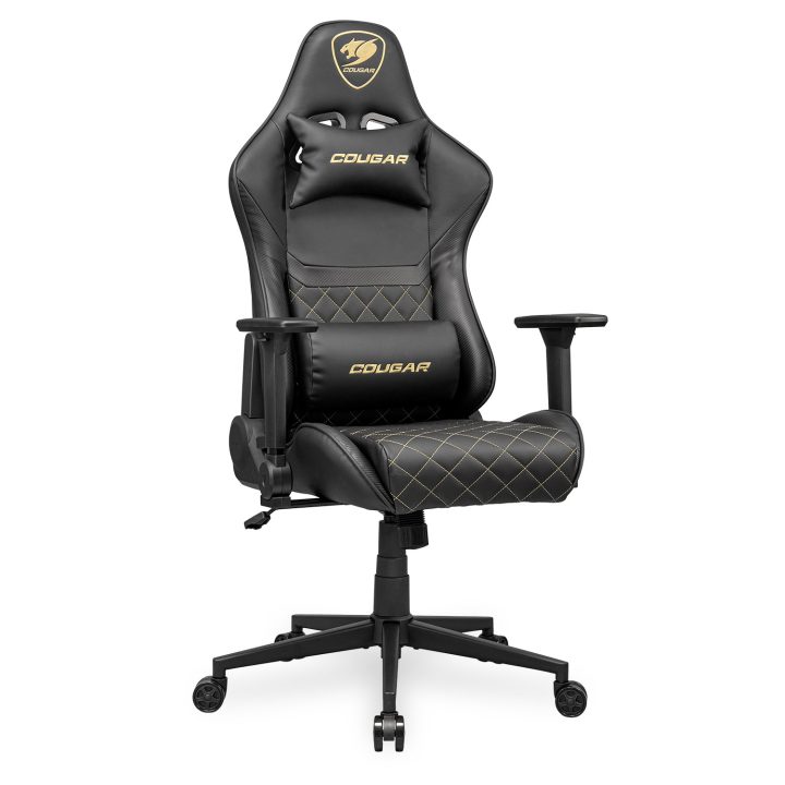 COUGAR CGR-AO2-GLB Silla para videojuegos universal Asiento acolchado…