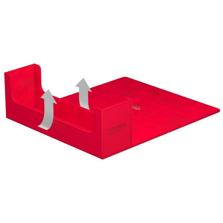 Ultimate Guard Arkhive 400+ Xenoskin Single Color Red Card Storage…