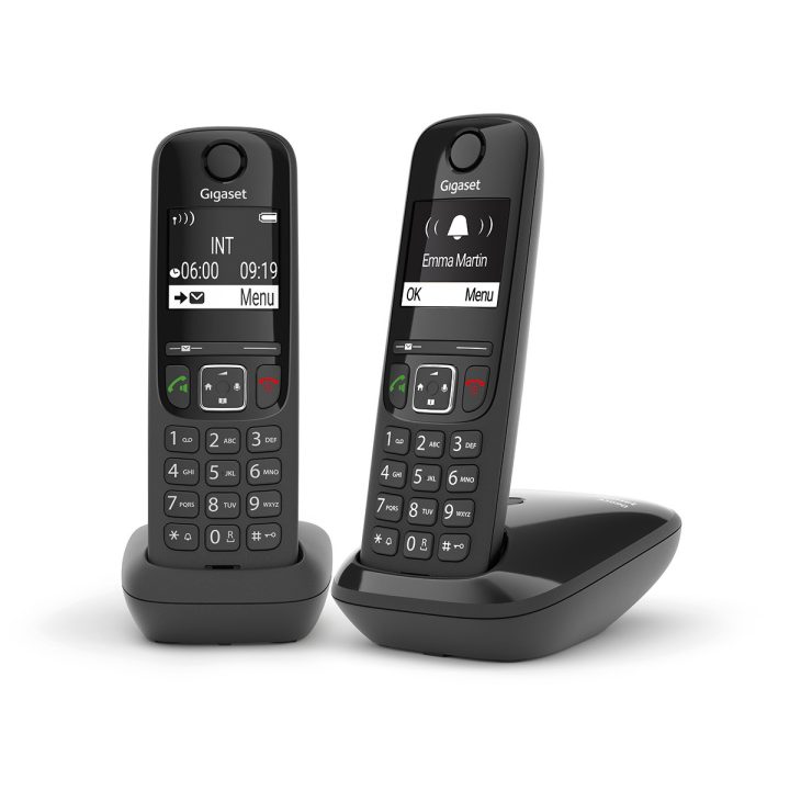 Gigaset AS690 Sem Fios DECT DUO Preto (L36852-H2816-D201)