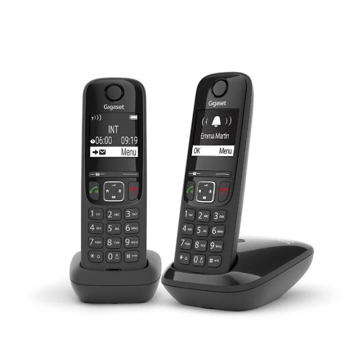 Gigaset AS690 Sem Fios DECT DUO Preto (L36852-H2816-D201)