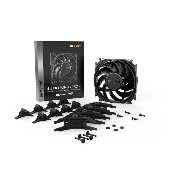 be quiet! SILENT WINGS PRO 4 | 120mm PWM Computer Case Fan 12 cm…