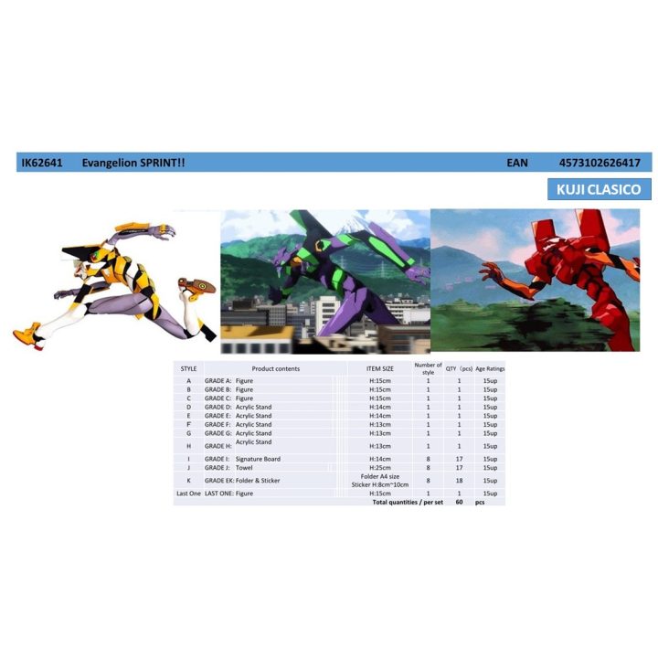 Ichiban Kuji Banpresto Evangelion Sprint!! IK62641
