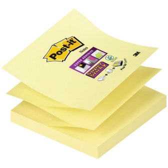 3M Z-Notes nota autoadhesiva Plaza Amarillo 90 hojas Autoadhesivo
