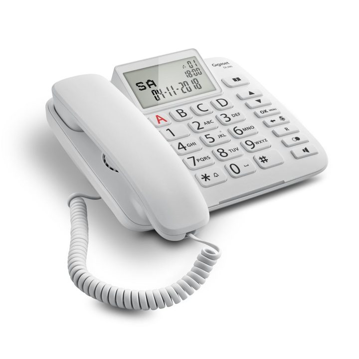 Gigaset DL380 Telefone analógico Branco Identificador de chamadas…