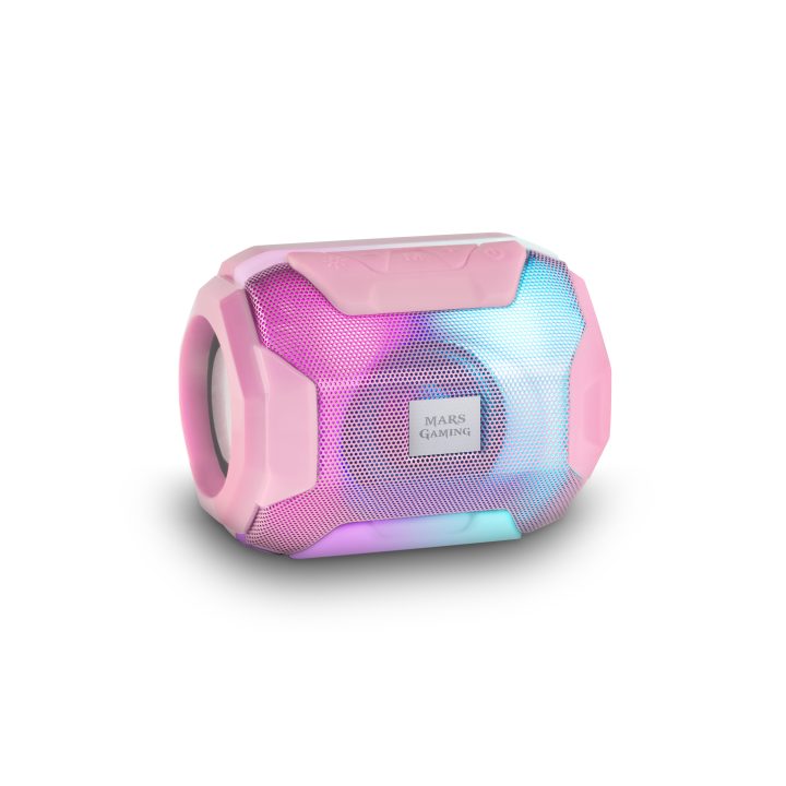 Mars Gaming MSBAXP, RGB Bluetooth Speaker, Compact, 10W…