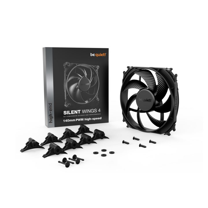 be quiet! SILENT WINGS 4 | Ventilador de caixa 140mm PWM high-speed…