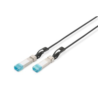 Digitus DN-81222-02 Cabo de fibra óptica e InfiniBand SFP+ Preto
