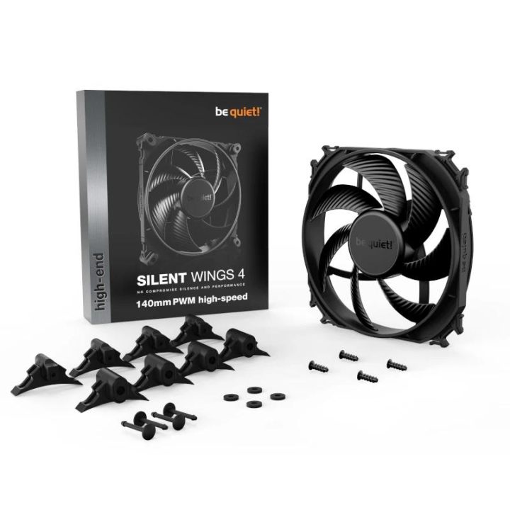 be quiet! SILENT WINGS 4 | Ventilador de caixa 140mm PWM high-speed…
