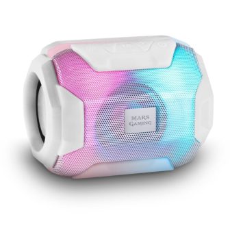 Mars Gaming MSBAXW, RGB Bluetooth Speaker, Compact, 10W…