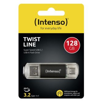 Intenso 128GB twist line a+c USB 3.2 Flash Drive (3539491)