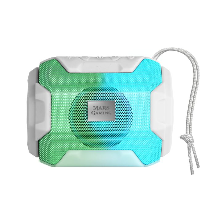 Mars Gaming MSBAXW, RGB Bluetooth Speaker, Compact, 10W…