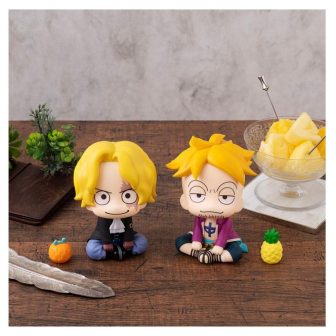Figura Megahouse look up one piece sabo & marco com presentes…