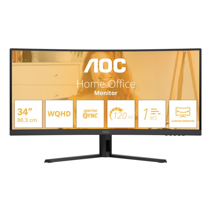 AOC B3 CU34B3E 34" UWQHD 120 Hz Curved VA