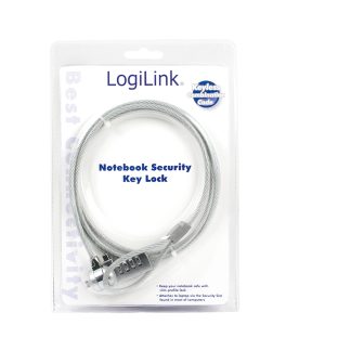 LogiLink Notebook Security Lock w/ Combination cable antirrobo 1,5 m